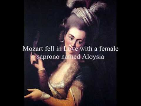 Mozart biography with pictures and music