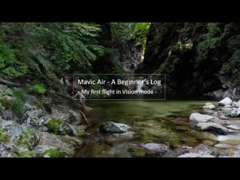 My first flight in Vision mode