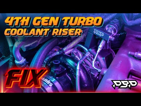 4TH GEN CUMMINS 6.7L TURBOCHARGER COOLANT RISER COLD FEED INSTALL