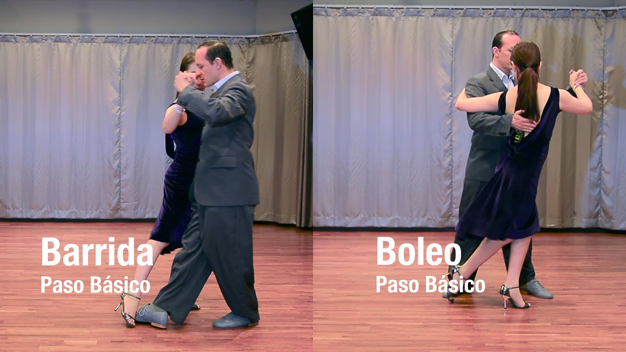 1분탱고 기초완성 8 / 바리다와 볼레오, Barrida, Boleo, 기초스탭 및 자세 Paso Básico