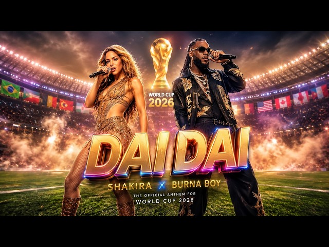 SHAKIRA x BURNA BOY – FIFA WORLD CUP 2026 ANTHEM 🔥 DAI DAI (Official Performance) SDDEFAULT Thumbnail
