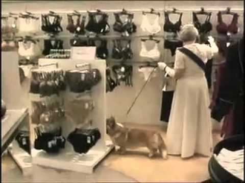 The Queen shops for lingerie at Harvey Nichols