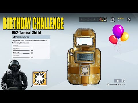 Blitz's Gift Weapon Skin Birthday Challenge - Rainbow Six Siege
