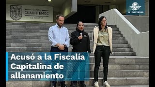 Sandra Cuevas denuncia allanamiento tras hallazgo de propaganda contra Sheinbaum en alcaldía