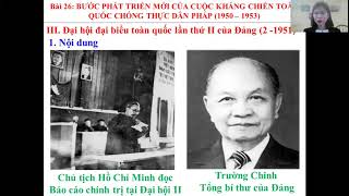 Lịch sử 9 Bài 26: Bước phát triển mới của cuộc kháng chiến toàn quốc chống thực dân Pháp (1950- 1953)