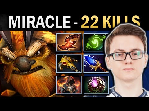 Earthshaker Gameplay Miracle with 22 Kills and Refresher - Ringmaster Dota 2