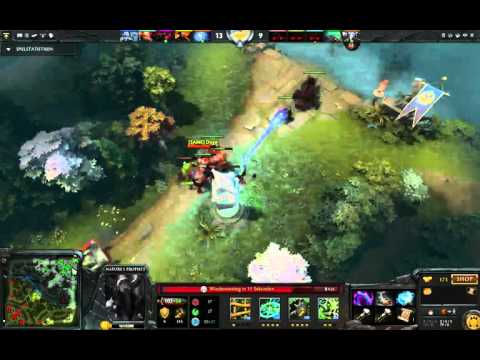 Dota 2 - Natures Prophet 2v5 Miracle Win 900+ GPM