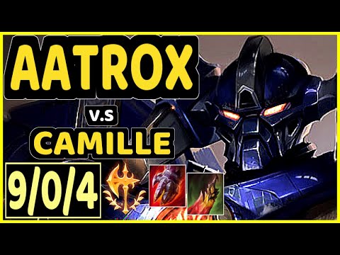 SKEANZ (AATROX) vs CAMILLE - 9/0/4 KDA TOP CHALLENGER GAMEPLAY - EUW