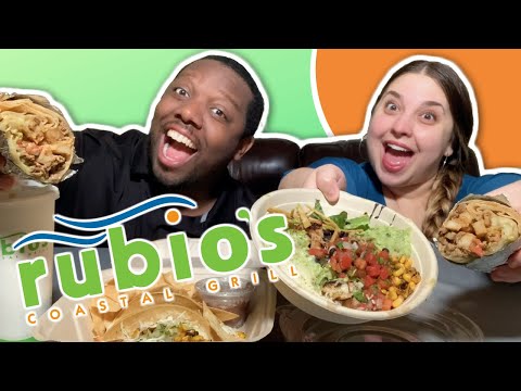 Rubio's Coastal Grill Mukbang [Tacos, Burritos, and Bowls!]