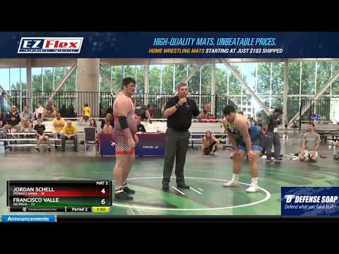 Mat 2 285 Jordan Schell Pennsylvania Vs Francisco Valle Georgia