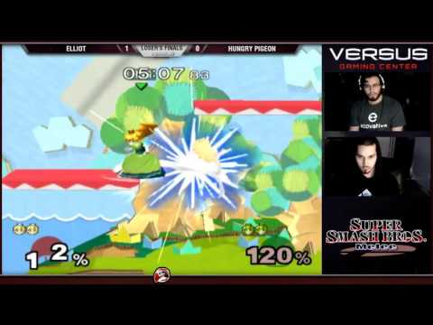 Versus Melee Weekly 12/20/15 - Losers Finals - Eliott (White Peach) vs Hungry Pigeon (Green)