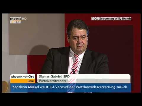 Festakt zum 100. Geburtstag von Willy Brandt - am 18.12.2013