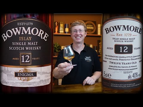 Bowmore 12 Year Old ENIGMA 40% vs. Bowmore 12 Year Old 40% Vol.