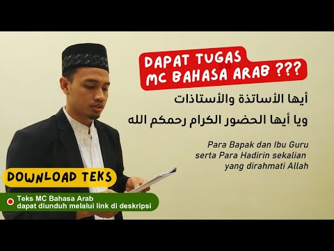Latihan Jadi Pembawa Acara MC Bahasa Arab | Download Teksnya dan Latihan Yuk ...