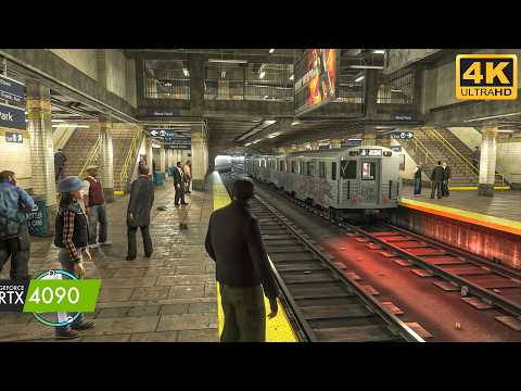 GTA 4 Real-Life Subway Station With Unreal Engine 5 Graphics | 4K Texture + Path Tracing + RTX REMIX