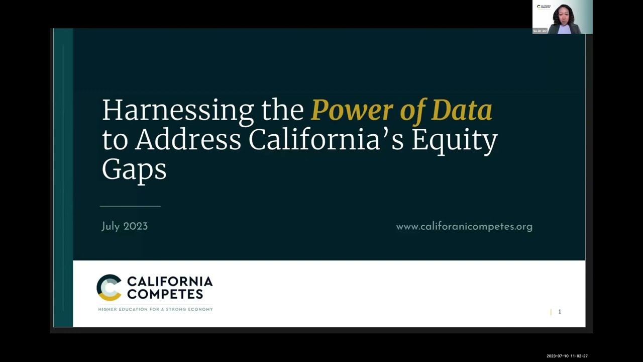 Harnessing the Power of Data to Address California’s Equity Gaps