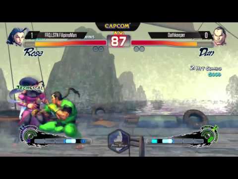 USF4 FilipinoMan(Rose) vs Oathkeeper(Dan) EVO 2014