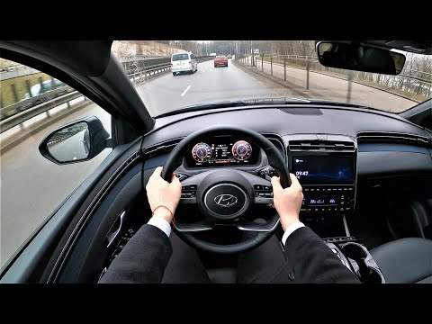 Hyundai Tucson Premium+ Hybrid 230HP 4WD - POV Test Drive & fuel consumption check.