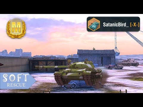 T-62A: 5900 Damage , 3 Frags (1vs3) - WOT BLITZ -