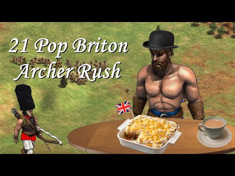 21 Pop Briton Archer Rush || Build Order Guide
