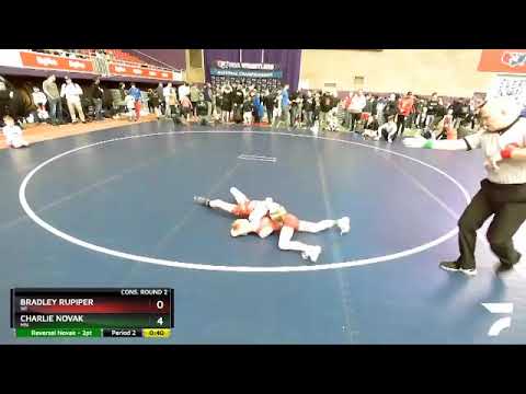 67 Lbs Cons. Round 2 - Charlie Novak, MN Vs Bradley Rupiper, WI 9720