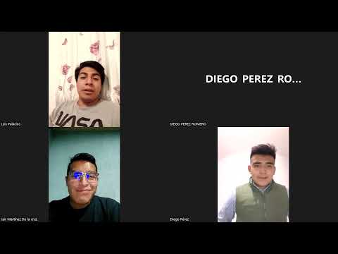 Speaking Emiliano Palacios Luis Miguel, Martínez de la Cruz Jair  and Pérez Romero Diego