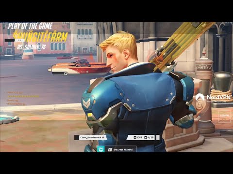 GALE DPS MAIN SOLDIER 76 - POTG! [ OVERWATCH SEASON 25 TOP 500 ]
