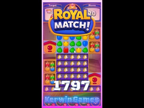 Royal Match Level 1797 - No Boosters Gameplay