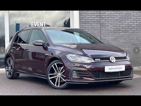 Approved Used Volkswagen Golf GTD 2.0 TDI Manual 184ps Ruby Black | Wrexham Volkswagen