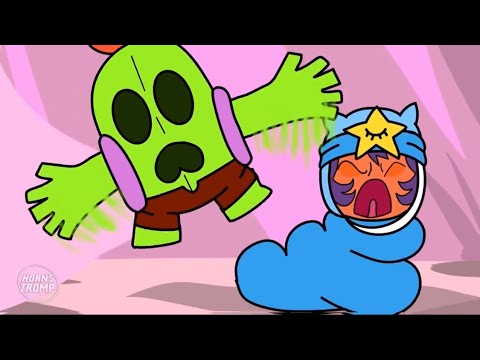 SPIKE & SANDY ICE SHOWDOWN - BRAWL STARS ANIMATION