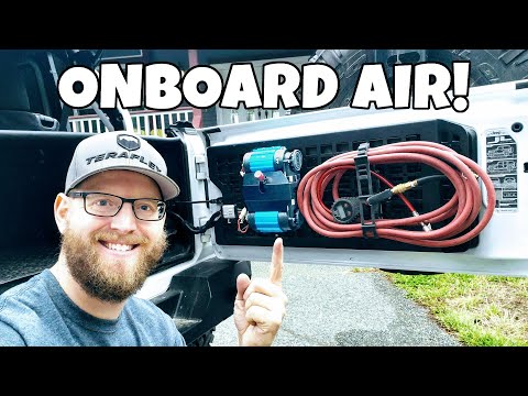 Jeep Wrangler JL Tailgate Onboard Air - Installation