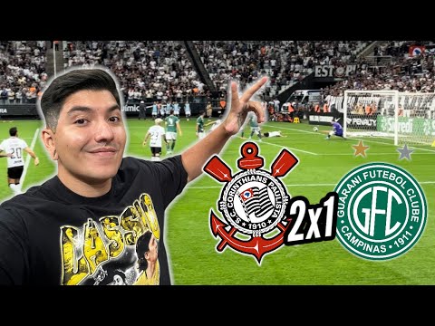 CORINTHIANS 2 x 1 GUARANI - MELHORES MOMENTOS E A FESTA DA TORCIDA