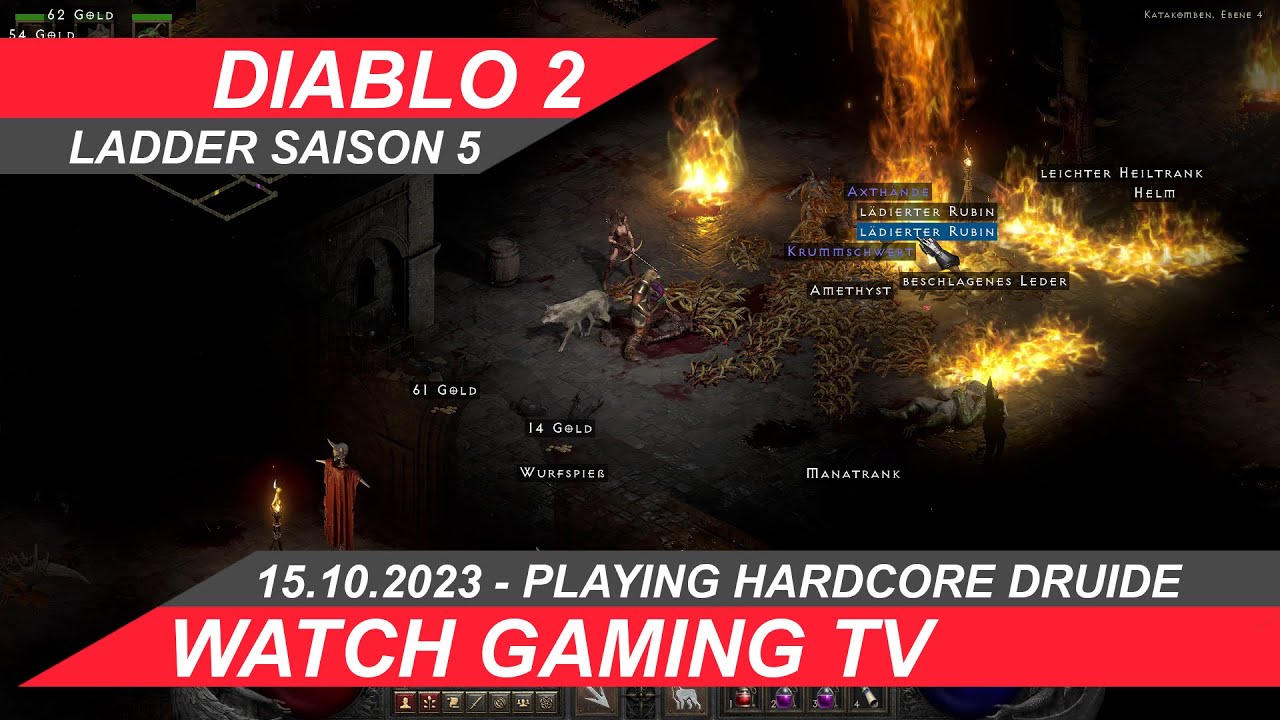 #diablo2resurrected Druide Ladder Saison5 Hardcore PART05 #GAMEPLAYS #DEUTSCH
