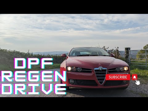 Drive in Alfa 159 JTDM, trying to clear dpf filter RCT to PYLE #exhaust #alfisti