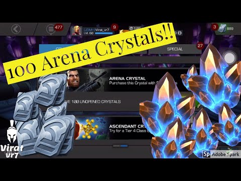 100 Arena Crystal Opening!! How many units can we get??? Mcoc Hindi
