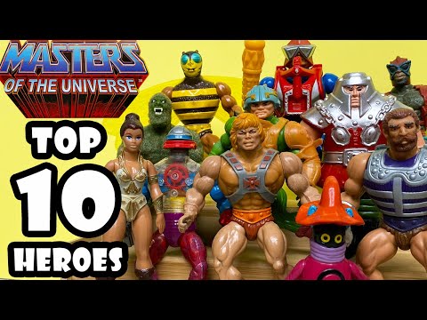Masters of the Universe Top 10 Best vintage Hero action figures from the MOTU line