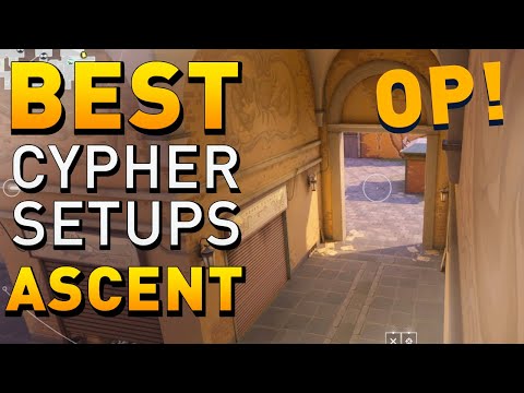 VALORANT - BEST Cypher Camera Spots & Setups on ASCENT