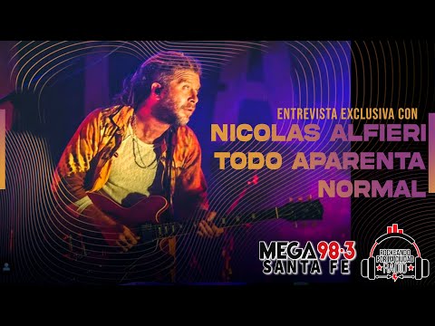 Entrevista post show con Nicolas Alfieri Todo aparenta normal en tribus club de arte santa fe