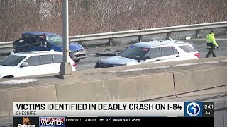 2 teenagers dead in crash on I-84 in Cheshire