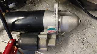 Bench-Testing an Audi Starter