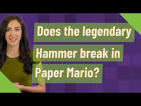 Does the legendary Hammer break in Paper Mario?