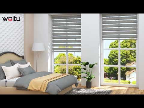 Doppelrollo für Sommer, Sonnenschutz&Sichtschutz