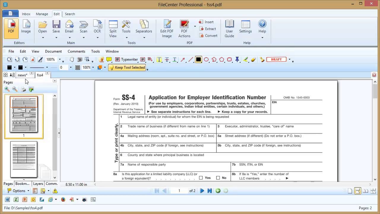 FileCenter Tutorial - Redaction