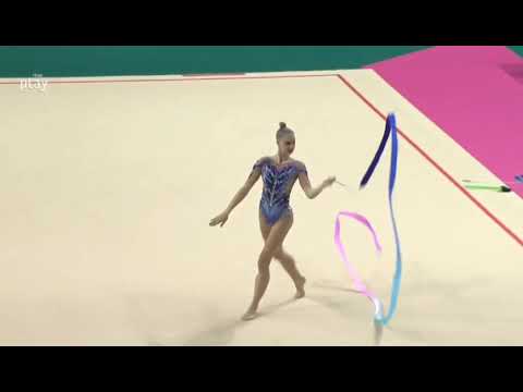 Evelina Ivanova Ribbon AA 24.600-World Challenge Cup Pamplona 2022