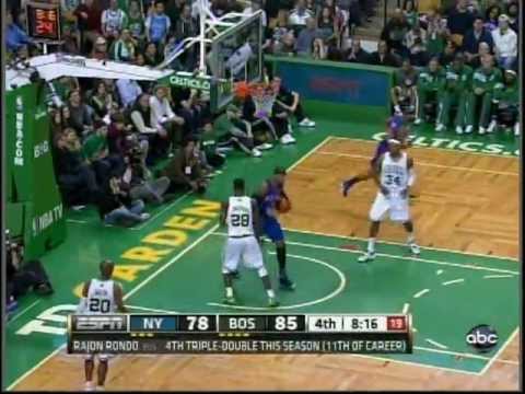 Jeremy Lin - NY KNICKS highlights vs Celtics 3/4/12