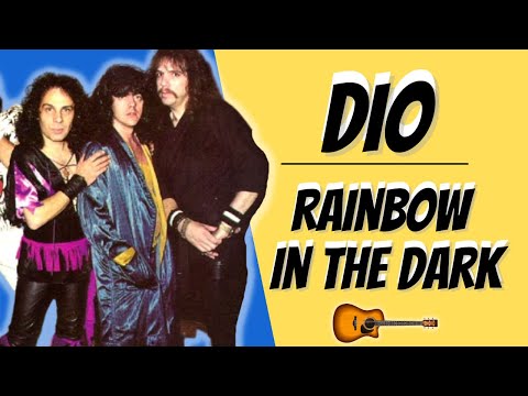 How to play "Rainbow In The Dark" by DIO on acoustic guitar (Made easier)