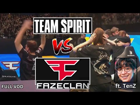 TenZ Reacts To TEAM SPIRIT Vs FAZE (Shanghai Major Grand Finals - FULL VOD)