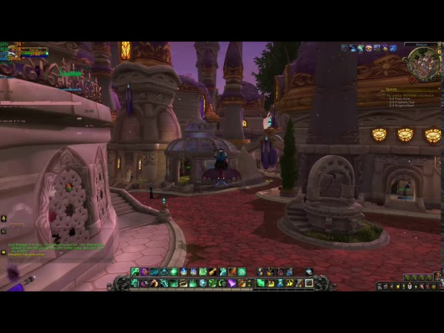 Doing few laps around Legion Dalaran