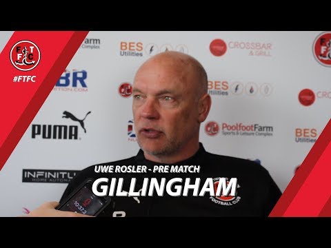 Uwe Rosler ahead of Gillingham | Pre Match