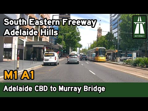 Driving from Adelaide CBD to Murray Bridge via Mount Barker – M1 South Eastern Freeway [4K]